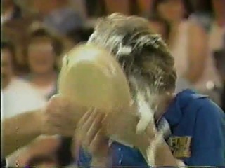 Family Challenge - pie and gunge balloon