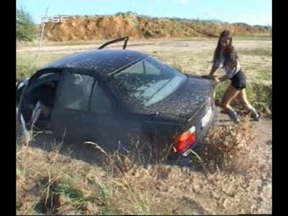 German TV Documentary - Car Stuck Girls