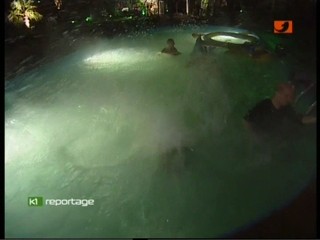 Pool in a discotheque