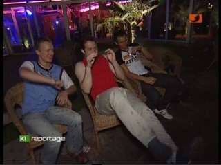 Pool in a discotheque