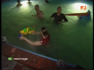 Pool in a discotheque