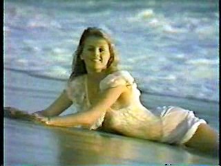 Lets Give 'em Something to Talk About,  Wet dress on the beach