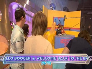 MOM - Holly Thank You Desk in red blouse