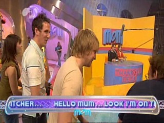 MOM - Holly Thank You Desk in red blouse