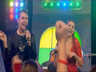 MOM - Holly Thank You Desk in red blouse