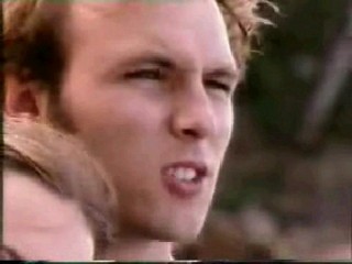 girl jumps from boat in jeans