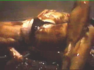 Asian topless mud wrestling