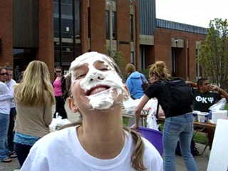 Pies in the face