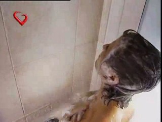 Wetlook scene in the bathroom