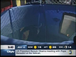 Breakfast TV - dunk tank