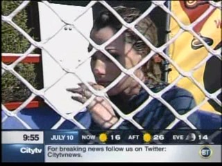 Breakfast TV - dunk tank