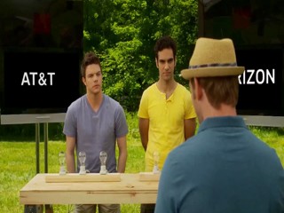 Verizon dunk tank ad