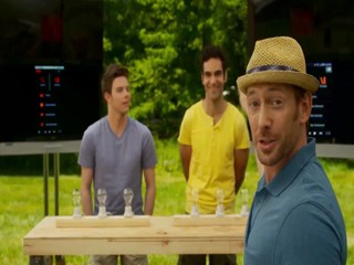 Verizon dunk tank ad