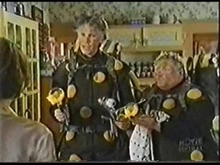 A Man & Women get Covered in Yellow Gunge