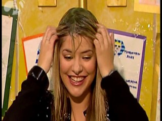 Holly Gunged on a Toilet