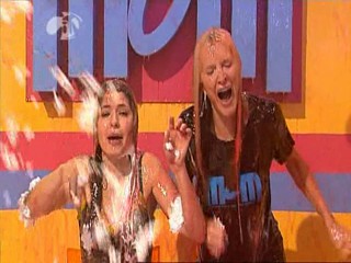 Caprice and Holly Gunged