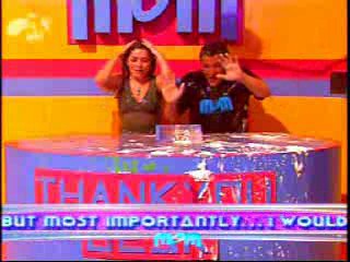 Holly Gunged with Peter Andre