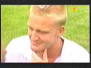 A Girl gets Covered in Shaving Cream