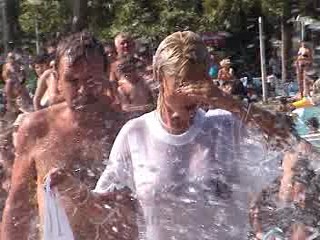 Hungarian wet T-shirt
