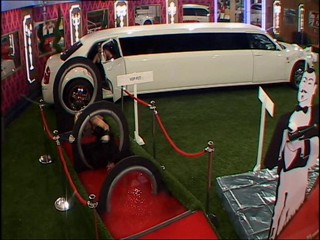 Celebrity Big Brother - Red Carpet Obstacle Course - Clip 1/6