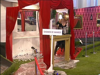 Celebrity Big Brother - Red Carpet Obstacle Course - Clip 3/6