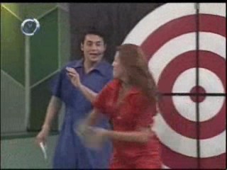 Waterfight from Mexican version of  Battle of the Sexes