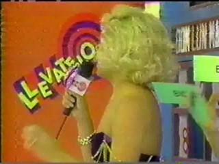 Contestant gets orange slime pour