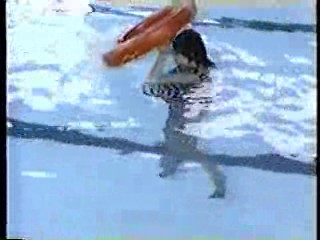 Gill in a wedding dress,  Sammy in yellow