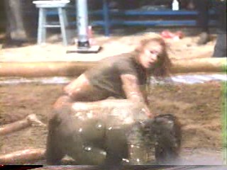 All the Marbles, Mud wrestling