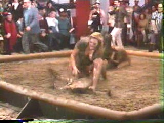 All the Marbles, Mud wrestling