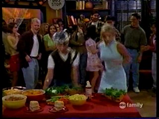 Step by Step -- Staci Keanan food fight