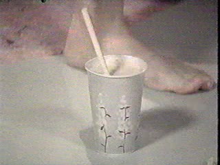 Rhonda Shear food foot smash