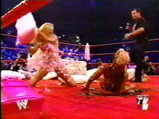 WWE tarred and feathered