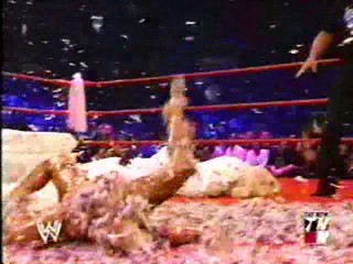 WWE tarred and feathered