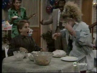 Growing Pains pie fight