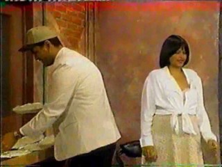 Charles Perez Show - Woman takes several pies in the face