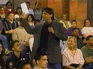 Charles Perez Show - Woman takes several pies in the face