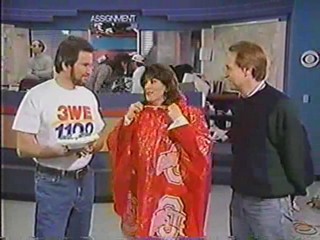 Anchorwoman pays off football bet