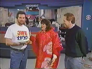 Anchorwoman pays off football bet