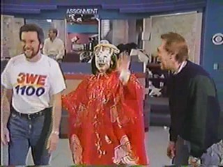 Anchorwoman pays off football bet