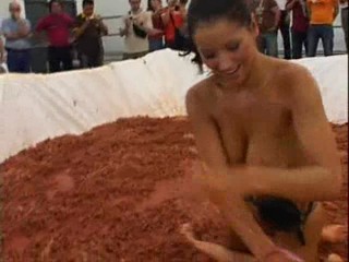 Mud wrestling