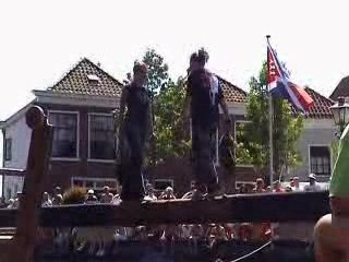 Temptation Island, Wet T shirt event, Dutch TV wet jeans event.