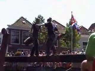 Temptation Island, Wet T shirt event, Dutch TV wet jeans event.