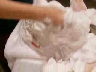 Super foaming facial massage