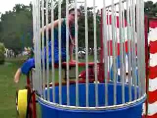 Miss Frederick's dunking 