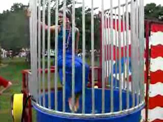 Miss Frederick's dunking 