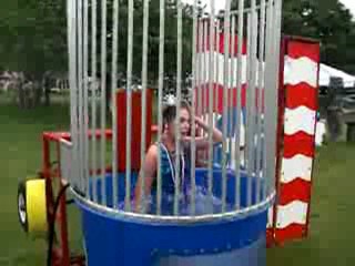 Miss Frederick's dunking 