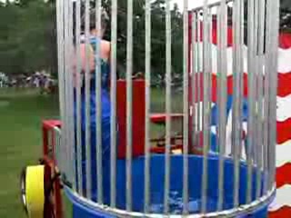 Miss Frederick's dunking 