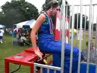 Miss Frederick's dunking 