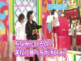 Japanese pop idols pied in the face